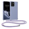 Pouzdro Kwmobile se šňůrkou pro Motorola ThinkPhone, modré, silikonové, KWM0000196O003C