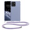 Pouzdro Kwmobile se šňůrkou pro Motorola ThinkPhone, modré, silikonové, KWM0000196O003C
