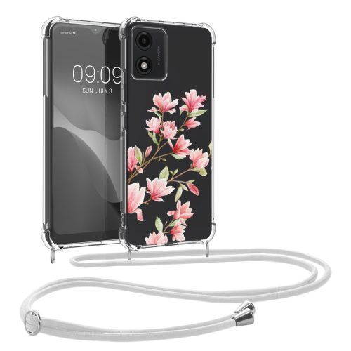 Pouzdro Kwmobile se šňůrkou pro Motorola Moto E13, vícebarevné, silikonové, KWM000019ZF003C
