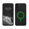 Pouzdro Kwmobile pro Samsung Galaxy S22, černé, silikonové, KWM000021RB001C