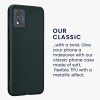 Pouzdro Kwmobile pro Motorola Moto E13, zelené, silikonové, KWM000022OW003C