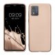 Pouzdro Kwmobile pro Motorola Moto E13, zlaté, silikonové, KWM000022OW005C