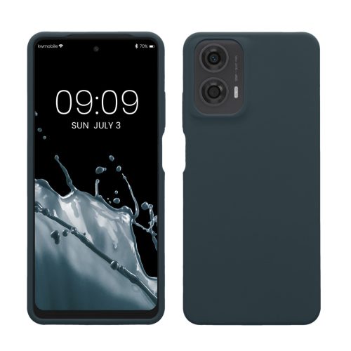 Pouzdro Kwmobile pro Motorola Moto G24/Moto E14/Moto G04, tmavě zelené, silikonové, KWM000022RP003C