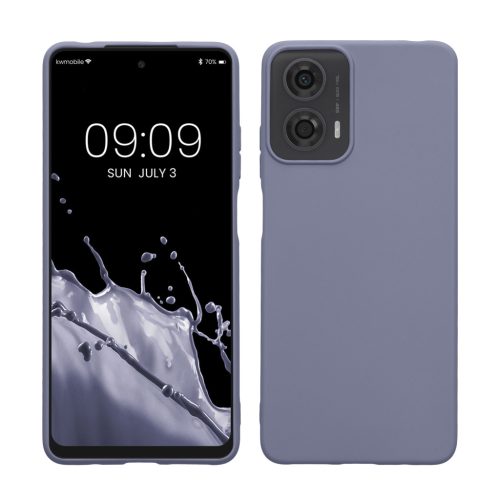 Pouzdro Kwmobile pro Motorola Moto G24/Moto E14/Moto G04, šedé, silikonové, KWM000022RQ003C