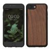 Pouzdro Kwmobile pro Apple iPhone SE (2022)/iPhone SE (2020)/iPhone 8, hnědé, dřevo/silikon, KWM000022RU001C