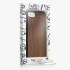 Pouzdro Kwmobile pro Apple iPhone SE (2022)/iPhone SE (2020)/iPhone 8, hnědé, dřevo/silikon, KWM000022RU001C