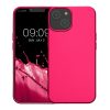Pouzdro Kwmobile pro Apple iPhone 14, růžové, silikonové, KWM000022RV003C