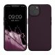 Silikonový kryt Kwmobile pro Apple iPhone 14, tmavě fialový, KWM000022RV005C