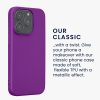 Silikonový kryt Kwmobile pro Apple iPhone 14 Pro, fialový, KWM000022RW004C