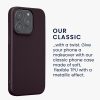 Silikonový kryt Kwmobile pro Apple iPhone 14 Pro, tmavě fialový, KWM000022RW005C