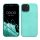 Pouzdro Kwmobile pro Apple iPhone 15, zelené, silikonové, KWM000022RX002C