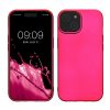 Pouzdro Kwmobile pro Apple iPhone 15, růžové, silikonové, KWM000022RX003C