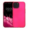 Pouzdro Kwmobile pro Apple iPhone 15, růžové, silikonové, KWM000022RX003C