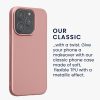 Pouzdro Kwmobile pro Apple iPhone 15 Pro, růžové, silikonové, KWM000022RY001C