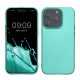 Silikonový kryt Kwmobile pro Apple iPhone 15 Pro, zelený, KWM000022RY002C