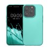 Silikonový kryt Kwmobile pro Apple iPhone 15 Pro, zelený, KWM000022RY002C