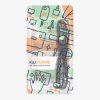Pouzdro Kwmobile se šňůrkou pro Motorola ThinkPhone, průhledné/černé, silikonové, KWM000022RZ001C