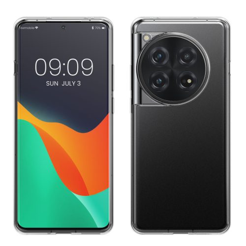 Pouzdro Kwmobile pro OnePlus 12, průhledné, silikonové, KWM000022SA001C