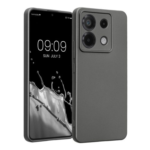 Pouzdro Kwmobile pro Xiaomi Redmi Note 13 Pro 5G, šedé, silikonové, KWM000020LE005C