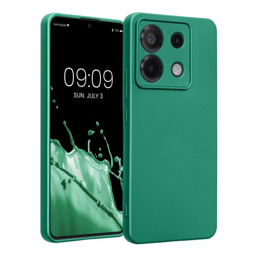 Pouzdro Kwmobile pro Xiaomi Redmi Note 13 Pro 5G, zelené, silikonové, KWM000020LE007C