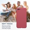 Pouzdro Kwmobile pro Apple iPhone SE (2022)/iPhone SE (2020)/iPhone 8, tmavě růžové, silikonové, KWM0000083F050C