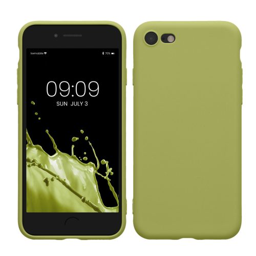 Pouzdro Kwmobile pro Apple iPhone SE (2022)/iPhone SE (2020)/iPhone 8, světle zelené, silikonové, KWM0000083F051C