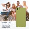 Pouzdro Kwmobile pro Apple iPhone SE (2022)/iPhone SE (2020)/iPhone 8, světle zelené, silikonové, KWM0000083F051C