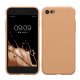 Pouzdro Kwmobile pro Apple iPhone SE (2022)/iPhone SE (2020)/iPhone 8, krémové, silikonové, KWM0000083F052C
