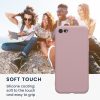 Pouzdro Kwmobile pro Apple iPhone SE (2022)/iPhone SE (2020)/iPhone 8, světle fialové, silikonové, KWM0000083F055C
