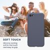 Pouzdro Kwmobile pro Apple iPhone SE (2022)/iPhone SE (2020)/iPhone 8, šedé, silikonové, KWM0000083F056C