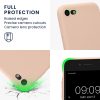 Pouzdro Kwmobile pro Apple iPhone SE (2022)/iPhone SE (2020)/iPhone 8, krémové, silikonové, KWM0000083F057C