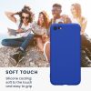 Pouzdro Kwmobile pro Apple iPhone SE (2022)/iPhone SE (2020)/iPhone 8, modré, silikonové, KWM0000083F059C