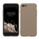 Pouzdro Kwmobile pro Apple iPhone SE (2022)/iPhone SE (2020)/iPhone 8, béžové, silikonové, KWM0000083F060C
