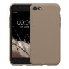 Pouzdro Kwmobile pro Apple iPhone SE (2022)/iPhone SE (2020)/iPhone 8, béžové, silikonové, KWM0000083F060C