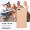 Pouzdro Kwmobile pro Apple iPhone SE (2022)/iPhone SE (2020)/iPhone 8, krémové, silikonové, KWM0000083F062C