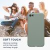 Pouzdro Kwmobile pro Apple iPhone SE (2022)/iPhone SE (2020)/iPhone 8, zelené, silikonové, KWM0000083F063C