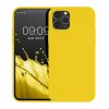 Pouzdro Kwmobile pro Apple iPhone 12/iPhone 12 Pro, žluté, silikonové, KWM0000129A055C