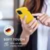 Pouzdro Kwmobile pro Apple iPhone 12/iPhone 12 Pro, žluté, silikonové, KWM0000129A055C