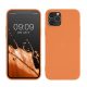 Pouzdro Kwmobile pro Apple iPhone 12/iPhone 12 Pro, oranžové, silikonové, KWM0000129A056C