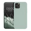 Pouzdro Kwmobile pro Apple iPhone 12/iPhone 12 Pro, zelené, silikonové, KWM0000129A059C