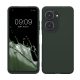 Pouzdro Kwmobile pro Asus Zenfone 10/Zenfone 9, tmavě zelené, silikonové, KWM0000171G008C
