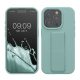 Pouzdro Kwmobile pro Apple iPhone 15 Pro, světle zelené, silikonové, KWM000020EK003C