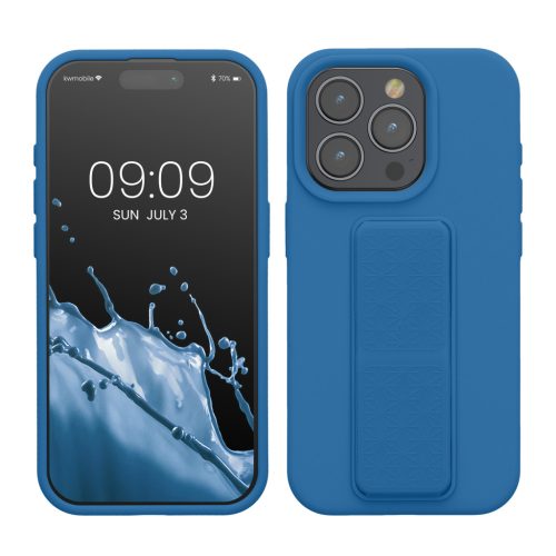 Silikonový kryt Kwmobile pro Apple iPhone 15 Pro, modrý, KWM000020EK006C