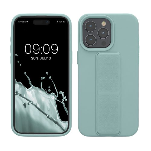 Silikonový kryt Kwmobile pro Apple iPhone 15 Pro Max, světle zelený, KWM000020EL003C