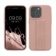 Pouzdro Kwmobile pro Apple iPhone 15 Pro Max, světle růžové, silikonové, KWM000020EL004C