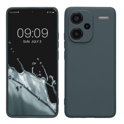 Pouzdro Kwmobile pro Xiaomi Redmi Note 13 Pro Plus 5G, tmavě zelené, silikonové, KWM000020OF004C