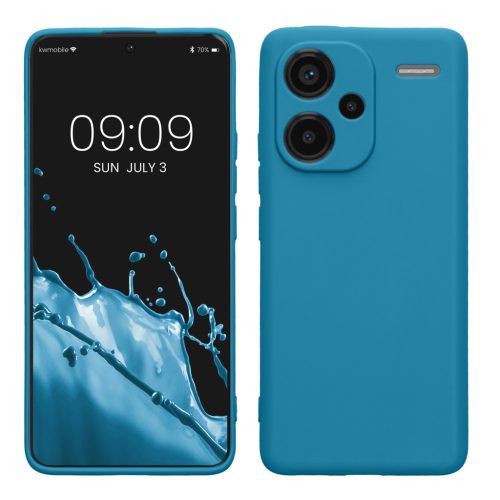 Pouzdro Kwmobile pro Xiaomi Redmi Note 13 Pro Plus 5G, modré, silikonové, KWM000020OF005C