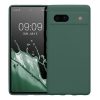 Pouzdro Kwmobile pro Google Pixel 7a, zelené, silikonové, KWM000019YF029C