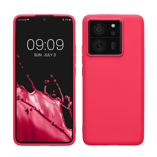 Pouzdro Kwmobile pro Xiaomi 13T/13T Pro, růžové, silikonové, KWM000020IV009C