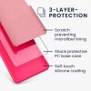 Pouzdro Kwmobile pro Xiaomi Redmi Note 13 Pro 5G, růžové, silikonové, KWM000020LF006C